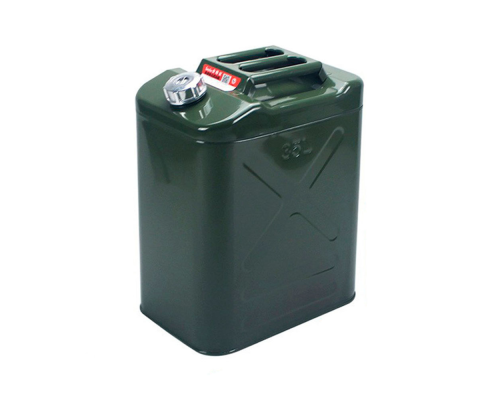 Каністра Merlion YT-HS-FX-35L, металева з клапаном + гнучка лійка, 35л, 355х255х480мм, Green Каністра Merlion YT-HS-FX-35L, металева з клапаном + гнучка лійка, 35л, 355х255х480мм, Green