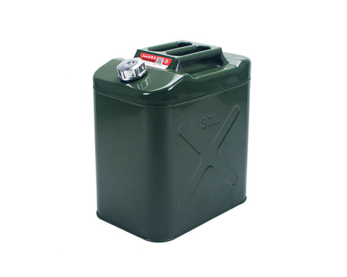 Каністра Merlion YT-HS-FX-30L, металева з клапаном + гнучка лейка, 30л, 355х255х420мм, Зелена Каністра Merlion YT-HS-FX-30L, металева з клапаном + гнучка лейка, 30л, 355х255х420мм, Зелена