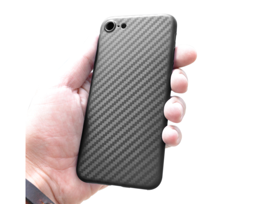 Ультратонкая пластиковая накладка Carbon iPhone 7/8
