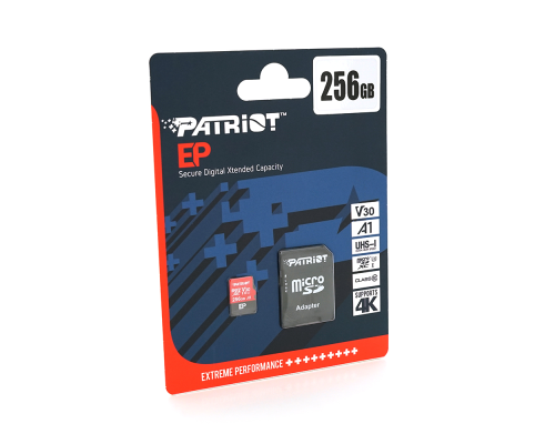 Карта пам'яті Patriot LX microSDHC Class 10 UHS-I, 256GB
