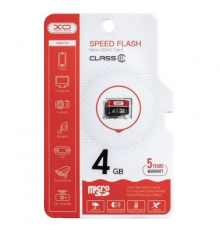 Карта пам'яті XO microSDHC Class 6 UHS-I, 4GB