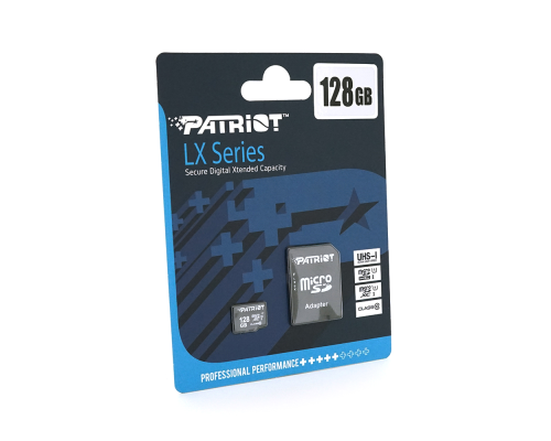 Карта пам'яті Patriot LX microSDHC Class 10 UHS-I, 128GB