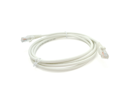 Патч-корд OK-net Кат.5e UTP 24AWG LSZH Бiлий 2м Патч-корд OK-net Кат.5e UTP 24AWG LSZH Бiлий 2м