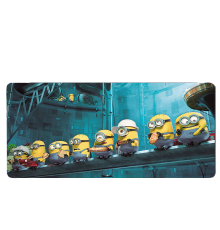 Килимок 300*800 тканинний Minions з боковою прошивкою, товщина 3 мм, Пакет
