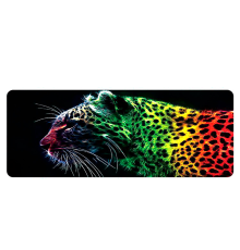 Килимок 300*700 тканинний Panther з боковою прошивкою, товщина 2 мм, Black, Пакет
