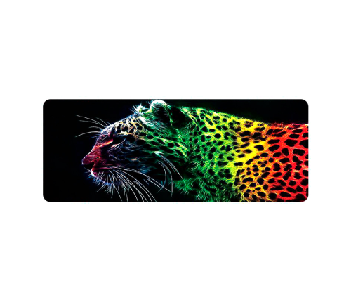 Килимок 300*700 тканинний Panther з боковою прошивкою, товщина 2 мм, Black, Пакет