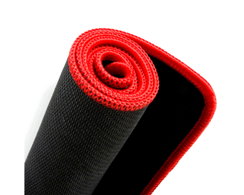 Килимок 300 * 600 тканинної, з бічної прошивкою, товщина 3 мм, Red, ОЕМ