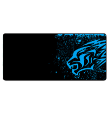 Килимок 300*700 тканинний Blue tiger з боковою прошивкою, товщина 2 мм, Black, Пакет