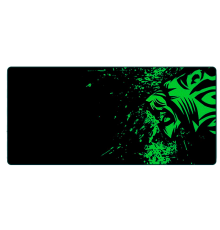 Килимок 300*700 тканинний Green tiger з боковою прошивкою, товщина 2 мм, Black, Пакет