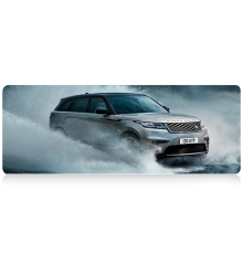 Килимок 300*700 тканинний Range Rover з боковою прошивкою, товщина 2 мм, Grey, Пакет