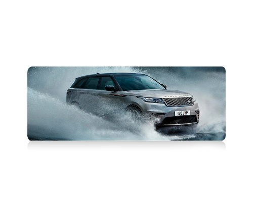 Килимок 300*700 тканинний Range Rover з боковою прошивкою, товщина 2 мм, Grey, Пакет