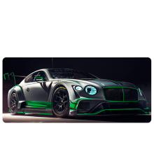 Килимок 300*800 тканинний Bentley Continental GT3 з боковою прошивкою, товщина 3 мм, Grey, Пакет