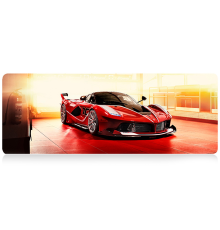Килимок 300*700 тканинний Ferrari FXX K з боковою прошивкою, товщина 2 мм, Пакет