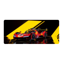Килимок 300*800 тканинний Ferrari 499P з боковою прошивкою, товщина 3 мм, Пакет