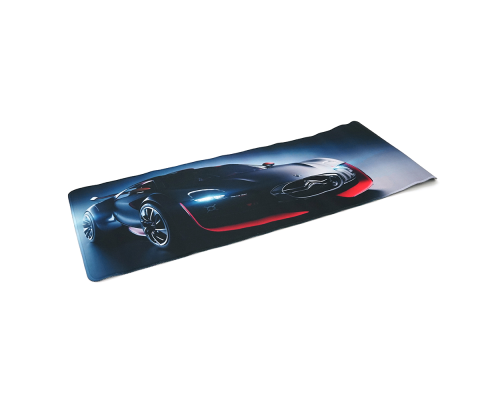 Килимок 300*800 тканинний Citroen Survolt з боковою прошивкою, товщина 3 мм, Black, Пакет