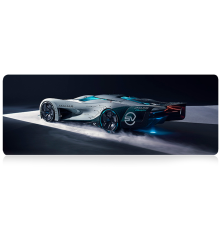 Килимок 300*700 тканинний Jaguar з боковою прошивкою, товщина 2 мм, Gray, Пакет