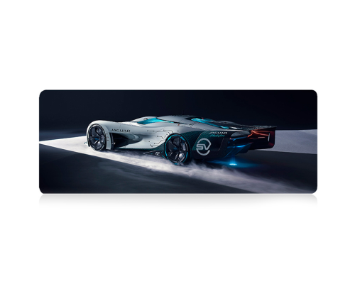 Килимок 300*700 тканинний Jaguar з боковою прошивкою, товщина 2 мм, Gray, Пакет