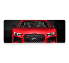 Килимок 300*700 тканинний Audi з бічним прошивкою, товщина 2 мм, Red, Пакет