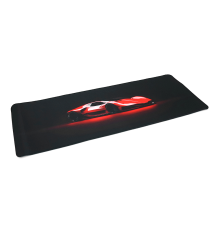 Килимок 300*800 тканинний Ferrari PFP з боковою прошивкою, товщина 3 мм, Red, Пакет