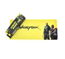 Килимок 300*700 тканинний Cyberpunk Label з боковою прошивкою, товщина 3 мм, колір Yellow, Пакет