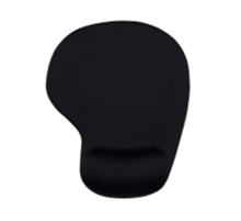 Килимок з подушкою 228*192 мм RJF-05 (круглий) тканинний, товщина 2 мм, Black, Blister