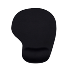 Килимок з подушкою 228*192 мм RJF-05 (круглий) тканинний, товщина 2 мм, Black, Blister