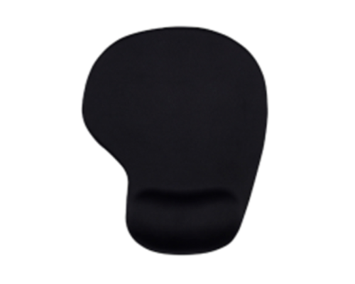 Килимок з подушкою 228*192 мм RJF-05 (круглий) тканинний, товщина 2 мм, Black, Blister