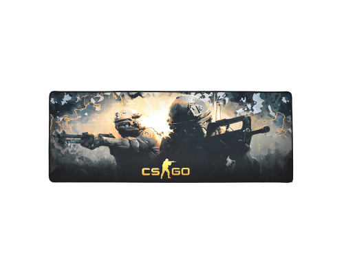 Килимок 300 * 800 тканинної CS Two Fighter з бічної прошивкою, товщина 3 мм, колір Black / Red, Пакет
