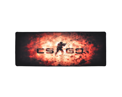 Килимок 300 * 800 тканинної CS One Fighter з бічної прошивкою, товщина 3 мм, колір Black / Red, Пакет