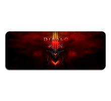 Килимок 400*900 тканинний "Diablo7" з боковою прошивкою, товщина 2 мм, Пакет
