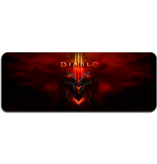 Килимок 400*900 тканинний "Diablo7" з боковою прошивкою, товщина 2 мм, Пакет