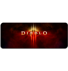 Килимок 400*900 тканинний "Diablo6" з боковою прошивкою, товщина 2 мм, Пакет