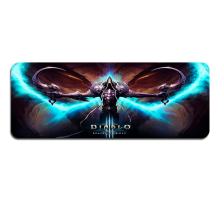 Килимок 400*900 тканинний "Diablo4" з бічним прошивкою, товщина 2 мм, Пакет