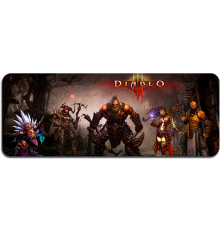 Килимок 400*900 тканинний "Diablo8" з боковою прошивкою, товщина 2 мм, Пакет