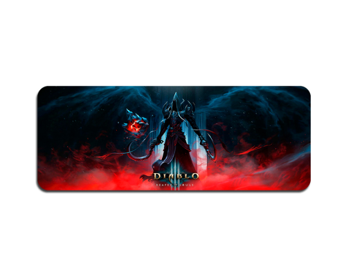 Килимок 400*900 тканинний "Diablo5" з бічним прошивкою, товщина 2 мм, Пакет