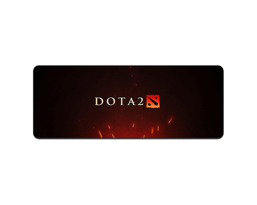 Килимок 300*700 тканинний DOTA2, товщина 2 мм, колір Black-Red, OEM Килимок 300*700 тканинний DOTA2, товщина 2 мм, колір Black-Red, OEM