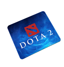 Килимок 240*200 тканинний DOTA2, товщина 2 мм, Blue, Пакет