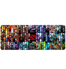 Килимок 300*700 тканинний DOTA2 "Heroes28", товщина 2 мм, OEM