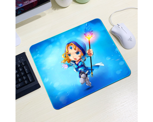 Килимок 240*220 тканинний DOTA2 "Crystal Maiden Arcana", товщина 2 мм, колір Blue, OEM
