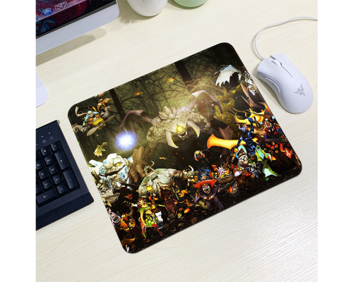 Килимок 240*220 тканинний DOTA2 "Attack of the Titans", товщина 2 мм, OEM