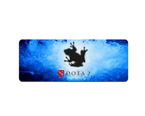 Килимок 300*700 тканинний DOTA2 "Frog", товщина 2 мм, колір Blue, OEM Килимок 300*700 тканинний DOTA2 "Frog", товщина 2 мм, колір Blue, OEM