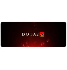 Килимок 300*700 тканинний DOTA2, товщина 3 мм, колір Black-Red, OEM