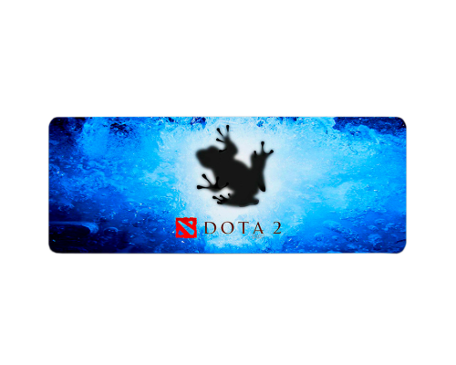 Килимок 300*700 тканинний DOTA2 "Frog", товщина 3 мм, колір Blue, OEM