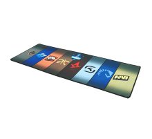 Килимок 300*800 тканинний ESL з боковою прошивкою, товщина 3 мм, Mix color Пакет