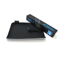Коврик 250 * 350 для миші iMICE PD-04 тканевий з боковою прошивкою, товщина 4 мм, RGB, під USB- вихід, Color Box