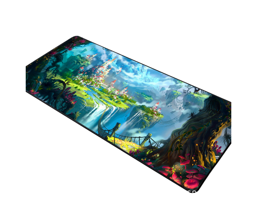 Килимок 300*800 тканинний LEAGUE of LEGENDS з боковою прошивкою, товщина 3 мм, Пакет