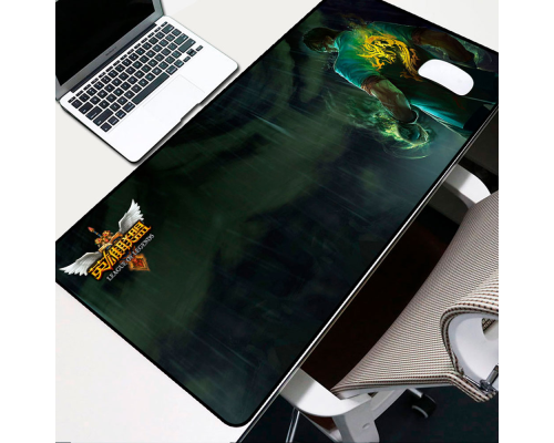 Килимок 300 * 800 тканинний "League of Legends" з бічною прошивкою, товщина 2 мм, ОЕМ Килимок 300 * 800 тканинний "League of Legends" з бічною прошивкою, товщина 2 мм, ОЕМ