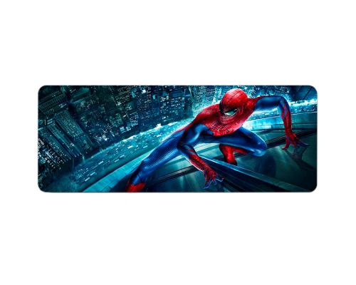 Килимок 300*800 тканинний Spider Man 9 з боковою прошивкою, товщина 2 мм, Пакет