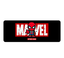 Килимок 300*800 тканинний Spider Man 7 з боковою прошивкою, товщина 2 мм, Пакет