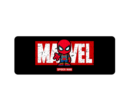 Килимок 300*800 тканинний Spider Man 7 з боковою прошивкою, товщина 2 мм, Пакет